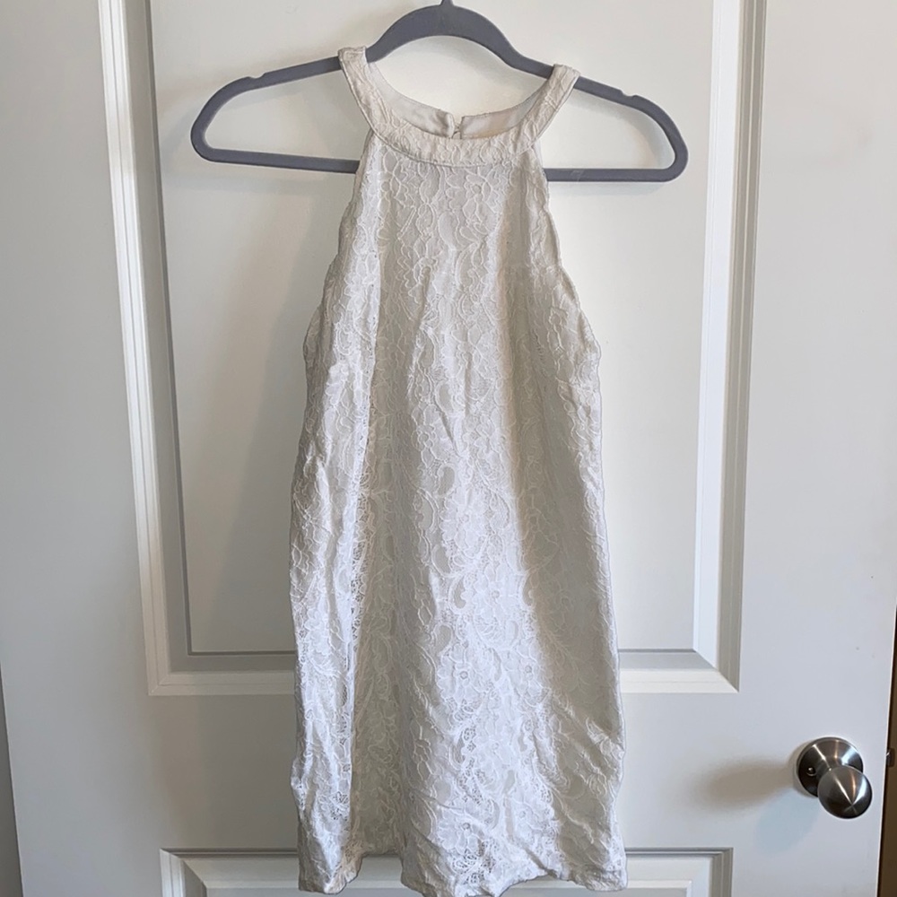 White Floral Dress